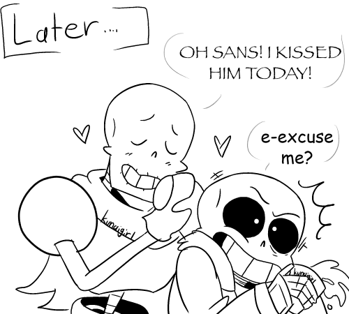 kunaigirl:  I gave myself a lot of feelings with this one, good ones for a change! I really like how it turned out honestly. Idk I just imagine that sometimes Mettaton would get made fun of for being so openly flamboyant; but that’s when the great and