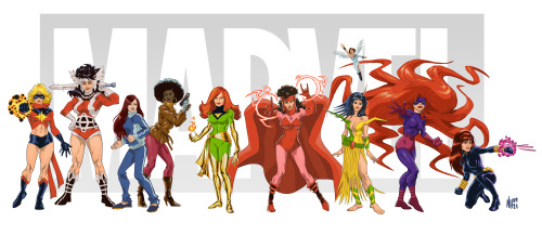 MARVEL Women of the 70s/80s v. 02Fun putting them all together. That’s kinda it for now&hellip;