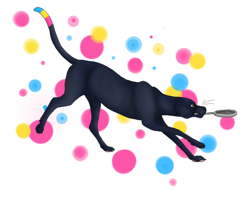 I haven’t posted in a while so here is Pan the Panther. Nothing inspirational but good enough,