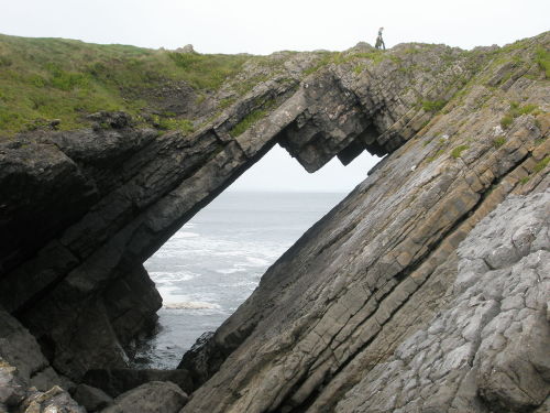 jayxenos:Devil’s Bridge, Worm’s Head island, Rhossili, Wales by Deborah Smith