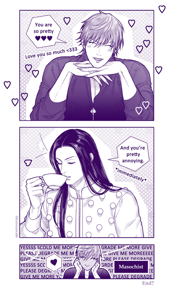 #illumi x hisoka – @kurozawa46 on Tumblr