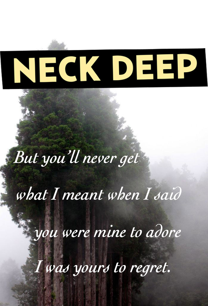 andyisafgt:  not my photo. just my edit #4 Kick It - Neck Deep