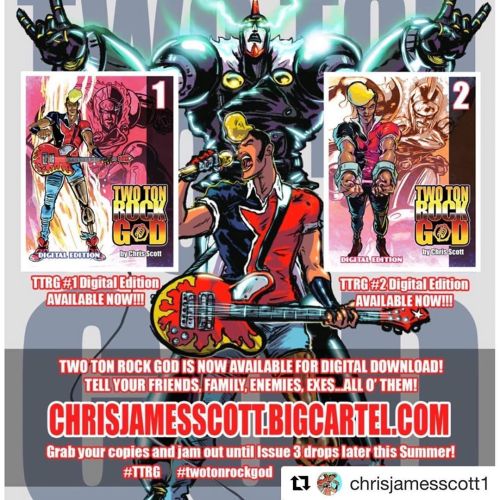 #Repost @chrisjamesscott1 with @get_repost ・・・ #TwoTonRockGod HAS GONE DIGITAL, BABY! Now you&rsquo;