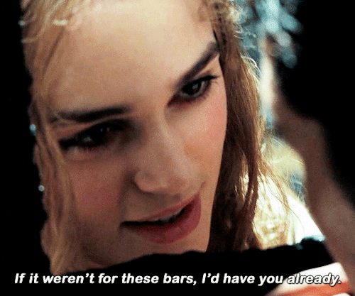Elizabeth Swann + Will TurnerPIRATES OF THE CARIBBEAN TRILOGY (2003-2007) Dir. Gore Verbinsky