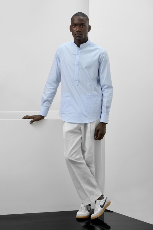 The Silk-Knot Popover ShirtAnother entry of the Capsule Collection #02 is this exclusive popover shi