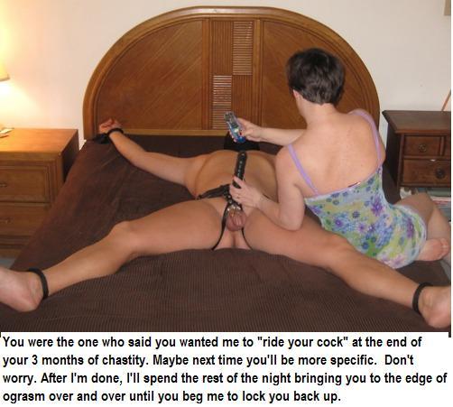 Chastity Captions & Femdom Captions