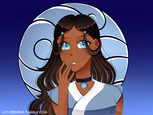 So I drew Katara! She’s also one of my favorite characters!!