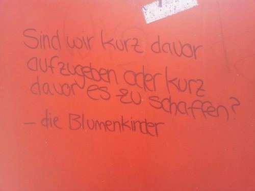 Mehr Kraft als Mut, mit mehr Schnaps als Blut