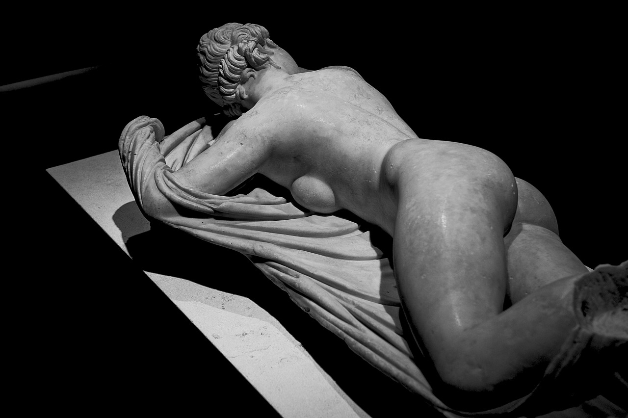 mp-a:  the hermaphrodite, Museo Romano, Rome, Palazzo Massimo. All rights reserved