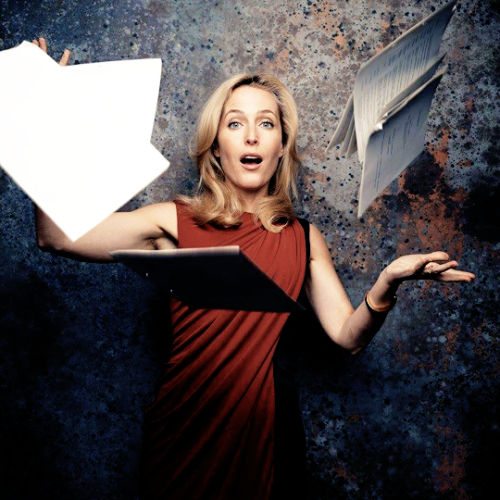 andersondaily:   Gillian Anderson photographed by Matt Holyoak.