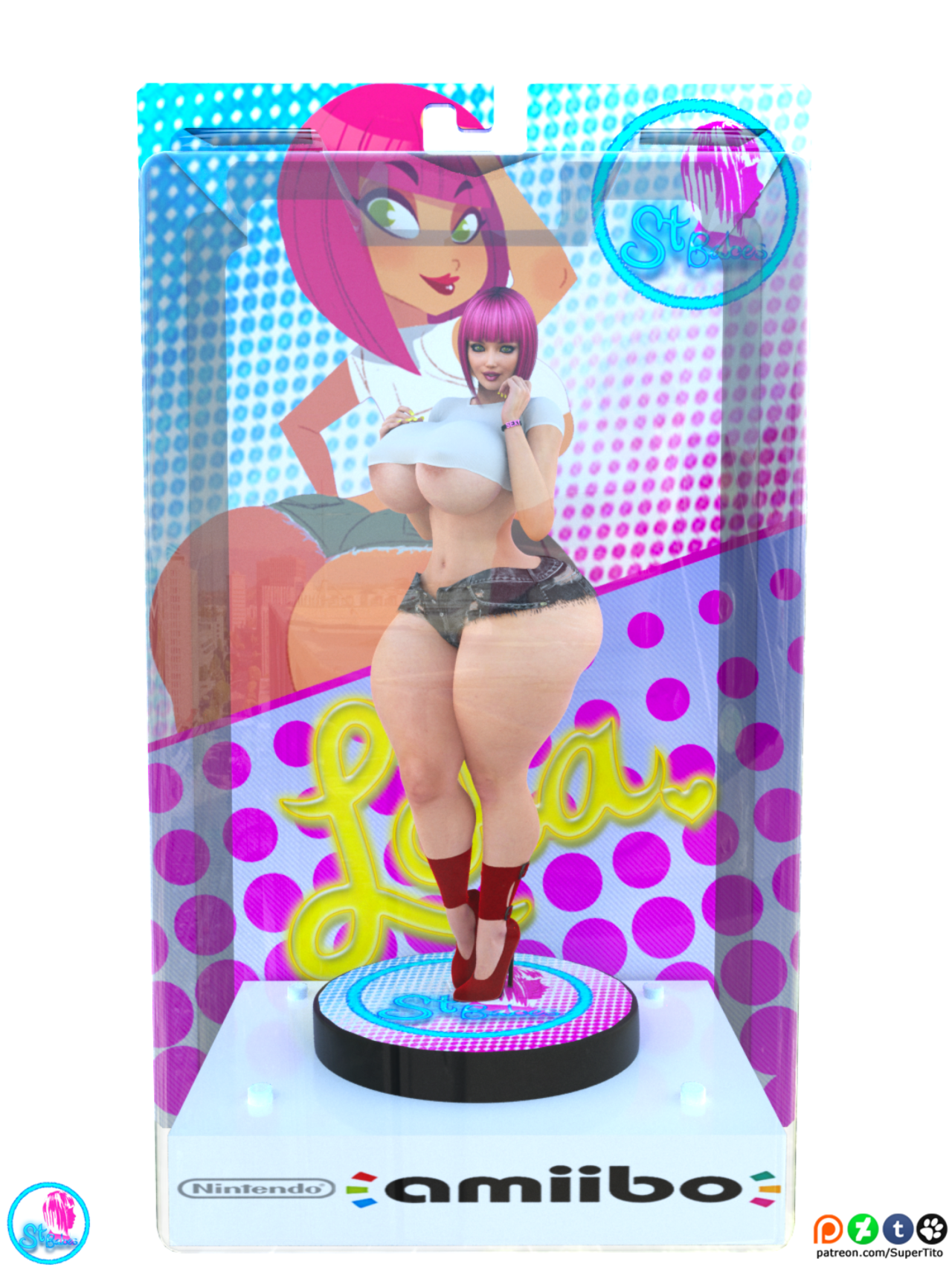 I thought this would be a fun idea to do…..could you imagine having a Lola Figure