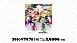 uranohoshigirlshighschool:  Nintendo has confirmed new amiibos!  On top of Callie and Marie amiibos there is also a inkling boy, inkling girl, and squid amiibo. Spaltoon’s new inkling boy amiibo will also be nintendo’s first black amiibo. 