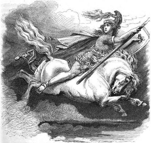 Hild, one of the Valkyries (After Prof W. Engelhard)