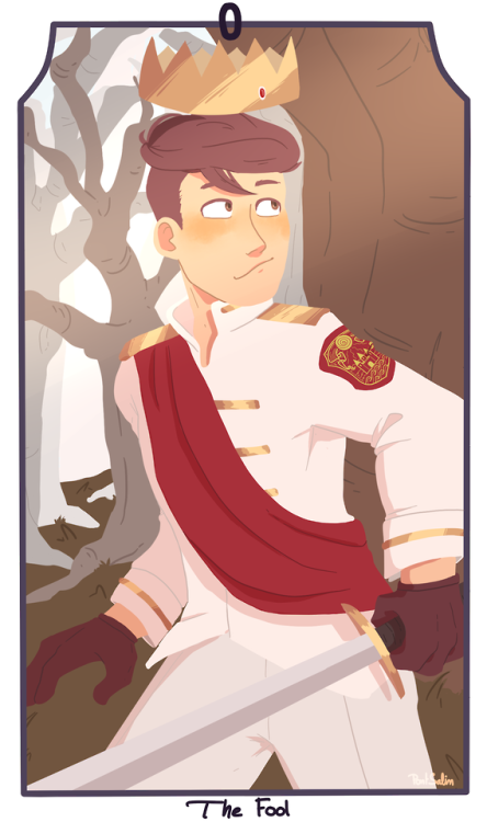 pontsalin:Aaa I’ve finally finished them! The sides as Tarot card from the Major Arcana! I&rsq