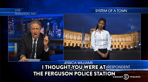 huffpostlive:comedycentral:Daily Show Senior Ferguson Correspondent Jessica Williams reports on the 