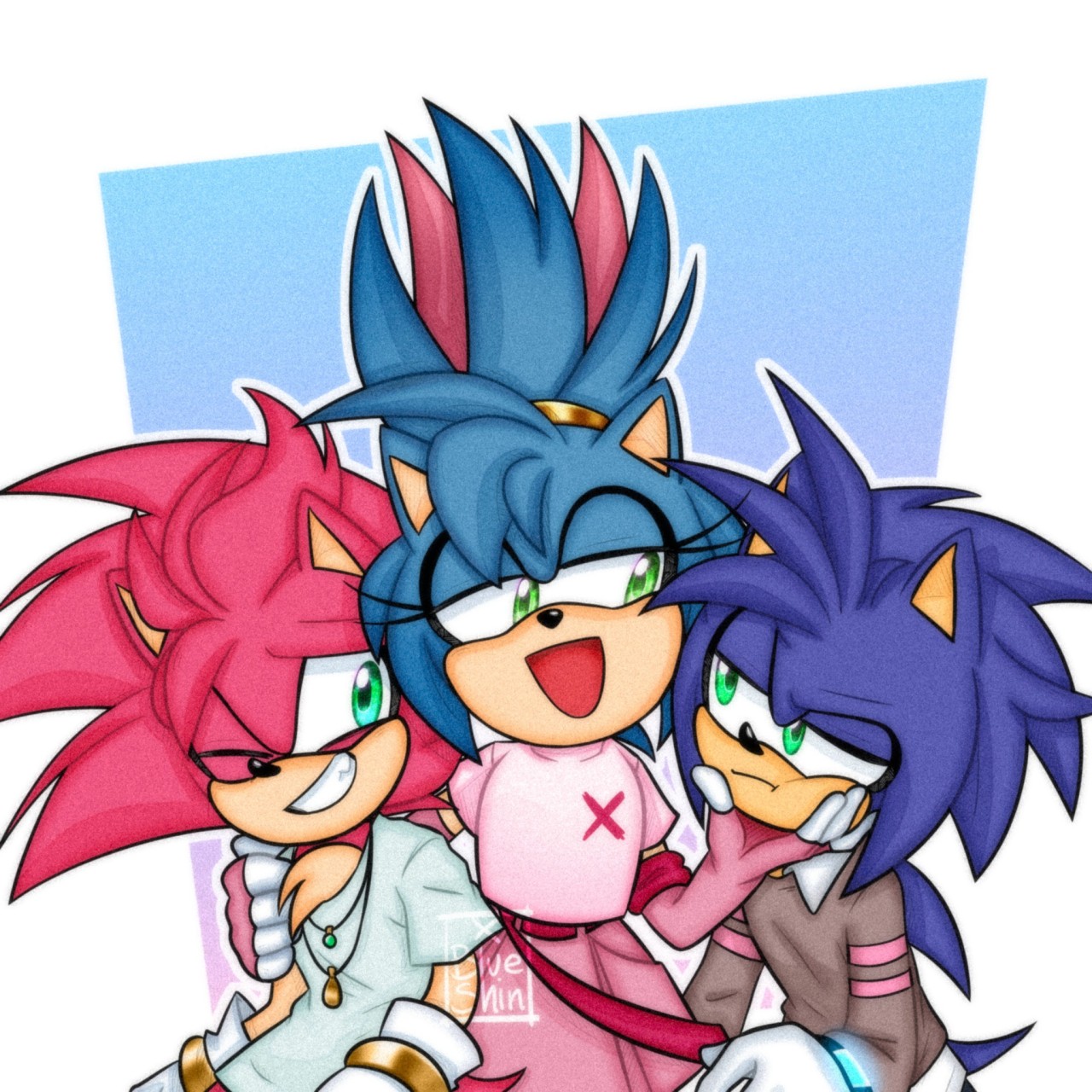 A Pink and Blue Family : r/SonicTheHedgehog