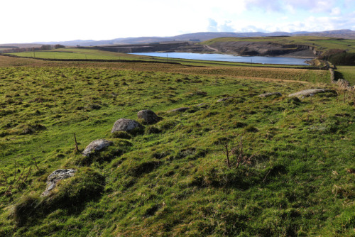 ‘Iron Hills’ Northern Stone Circle, near Shap, Cumbria, Lake District, 4.11.17.This half