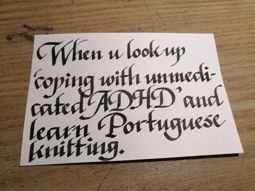 theshitpostcalligrapher:req’d by @ebonyheartnetthis is my whole life text: When u look up ‘coping wi