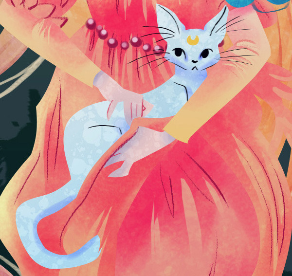 queen-serena:My piece for this year’s GAAM show is called “Moon Spring”, and