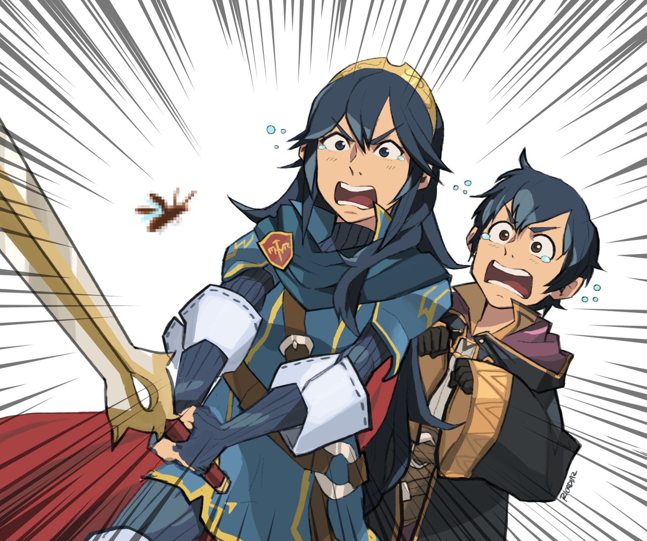 wonderfulworldofmoi: my friend lent me her copy of Fire Emblem Awakening and can