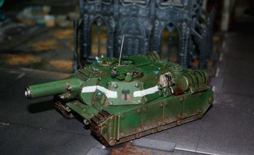 Thunderer Siege TankTaurox PrimeCarnadon Tank with full Multilaser loadoutHalftrack used as a standa