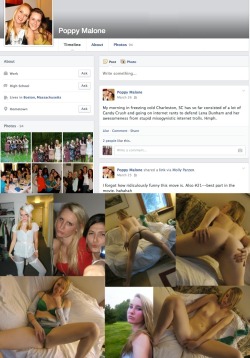 slacker4evr:  Molly Powell and her hidden identity on fb because she doesn’t want people to know shes a pornstar #molly powell #exposed #mollipop #mollypop #wheatoncollegepornstar