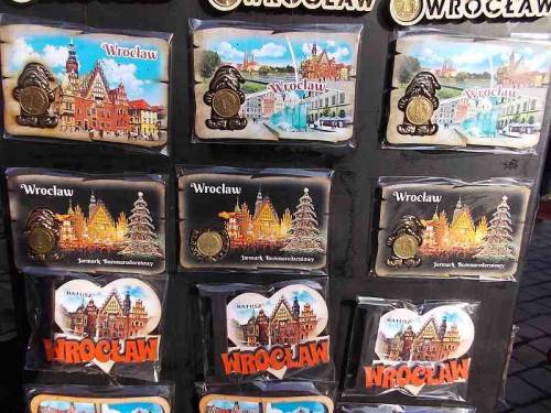 Magnets from Wroclaw, Poland.