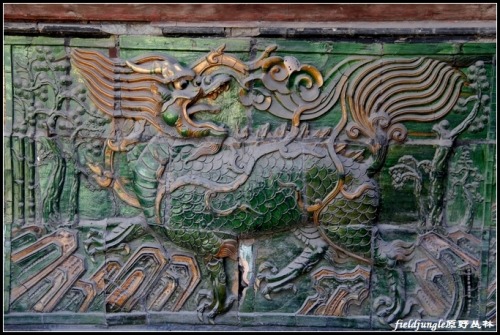 Dougong斗拱, the unique structural element of interlocking wooden brackets, one of the most important 
