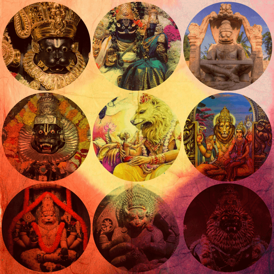 scarletsocietate:  Image:   Narasimha   The arts posted in this social profile are