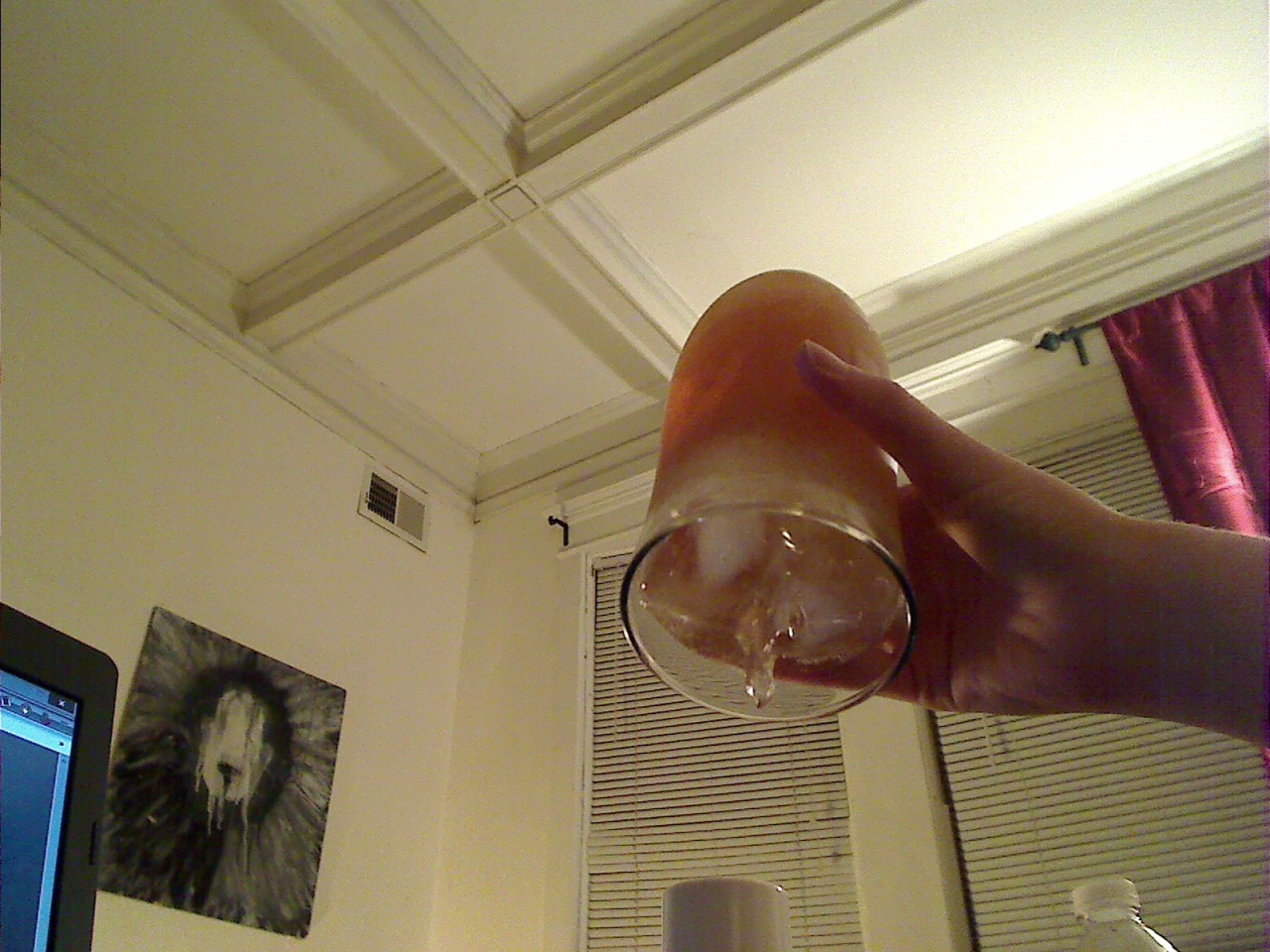 I put my tea in the freezer to make it colder quicker and forgot about it
