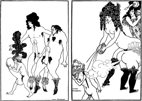 to the people who suggested that i look up aubrey beardsley’s illustrations for the lysistrata