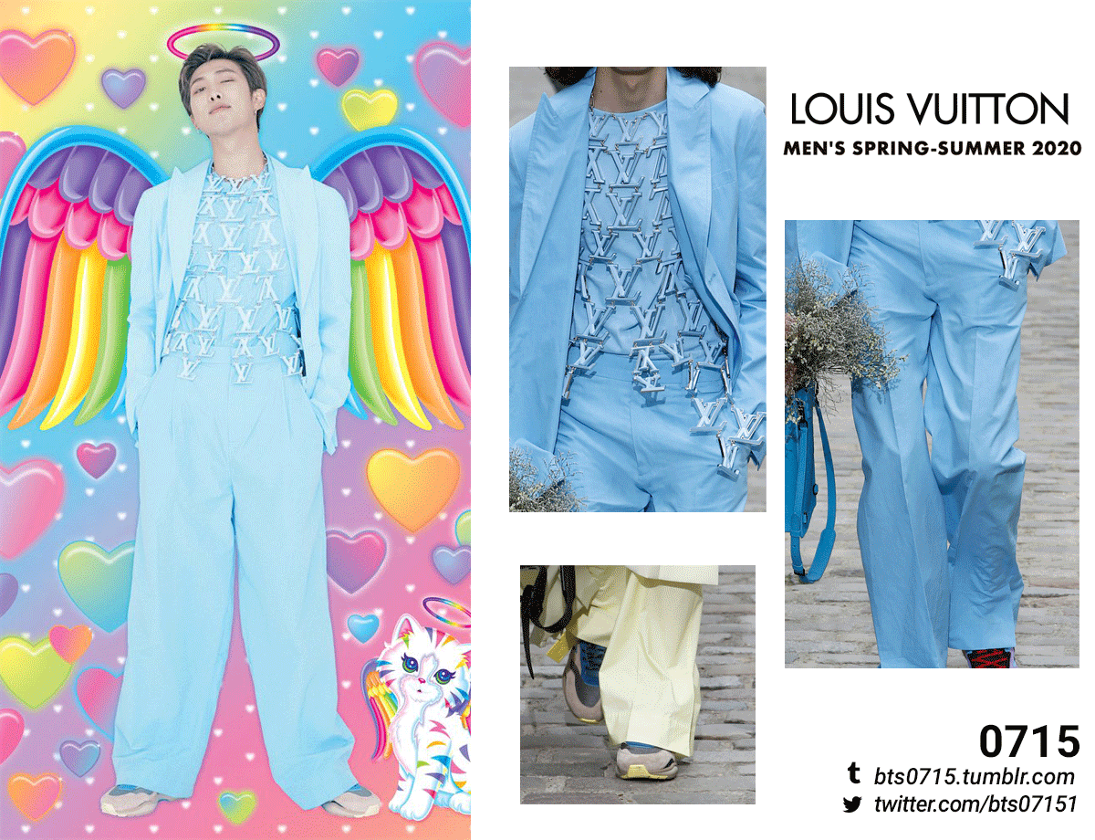 BTS in Louis Vuitton is spring dressing on speed