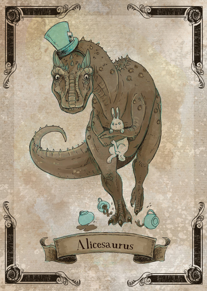 culturenlifestyle:Sophisticated Steampunk Dinosaurs Illustrations  The Gorgonist