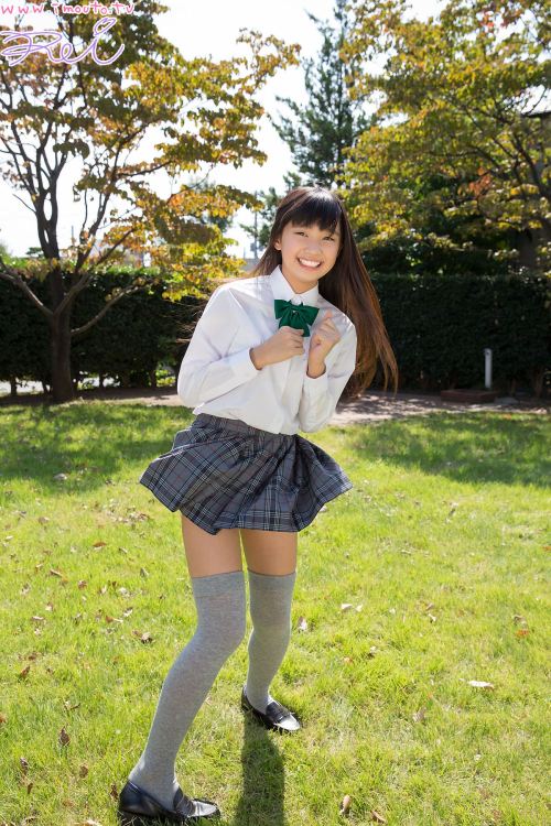 黒宮れい（School uniform pleated mini skirt - 01）