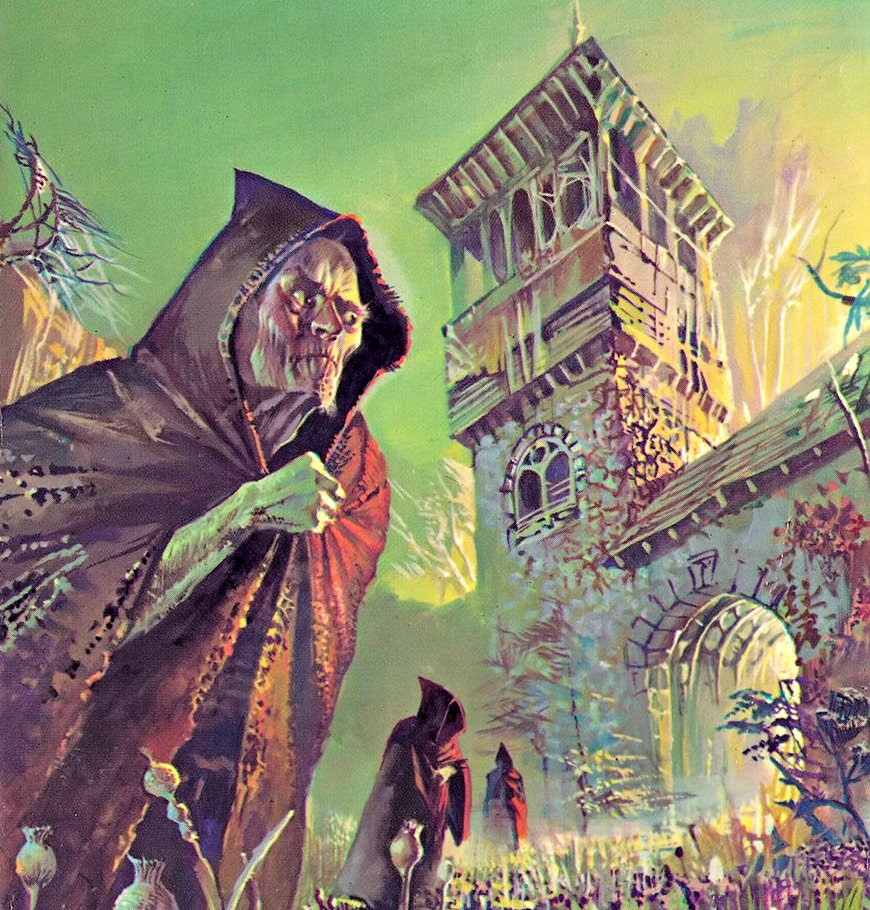 starrywisdomsect:Details of the cover art for Tales of the Cthulhu Mythos (vol.