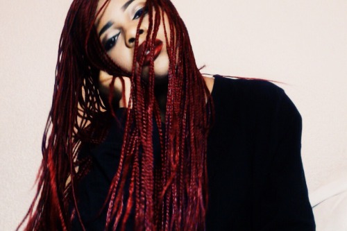 flamantrouge:Crimson hair