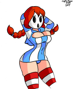 Smug Anime Wendy’s   Shygirls = Nuti Decided To Draw Two Of My Favourite Things