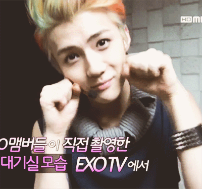 Exo Reactions — Exo Aegyo gif compilation part 1