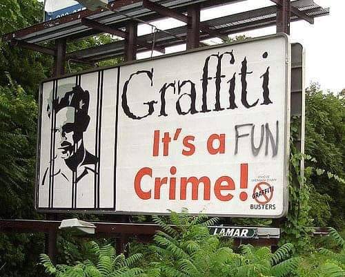 “Graffiti, it’s a fun crime”