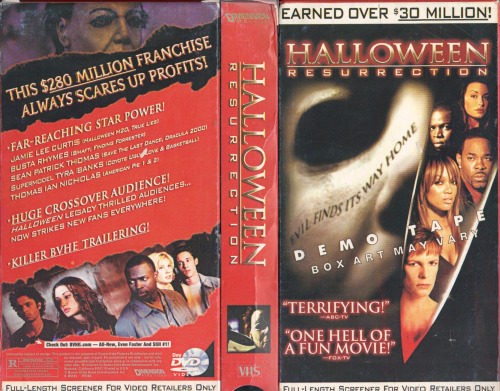 brundleflyforawhiteguy:Halloween Series on VHS