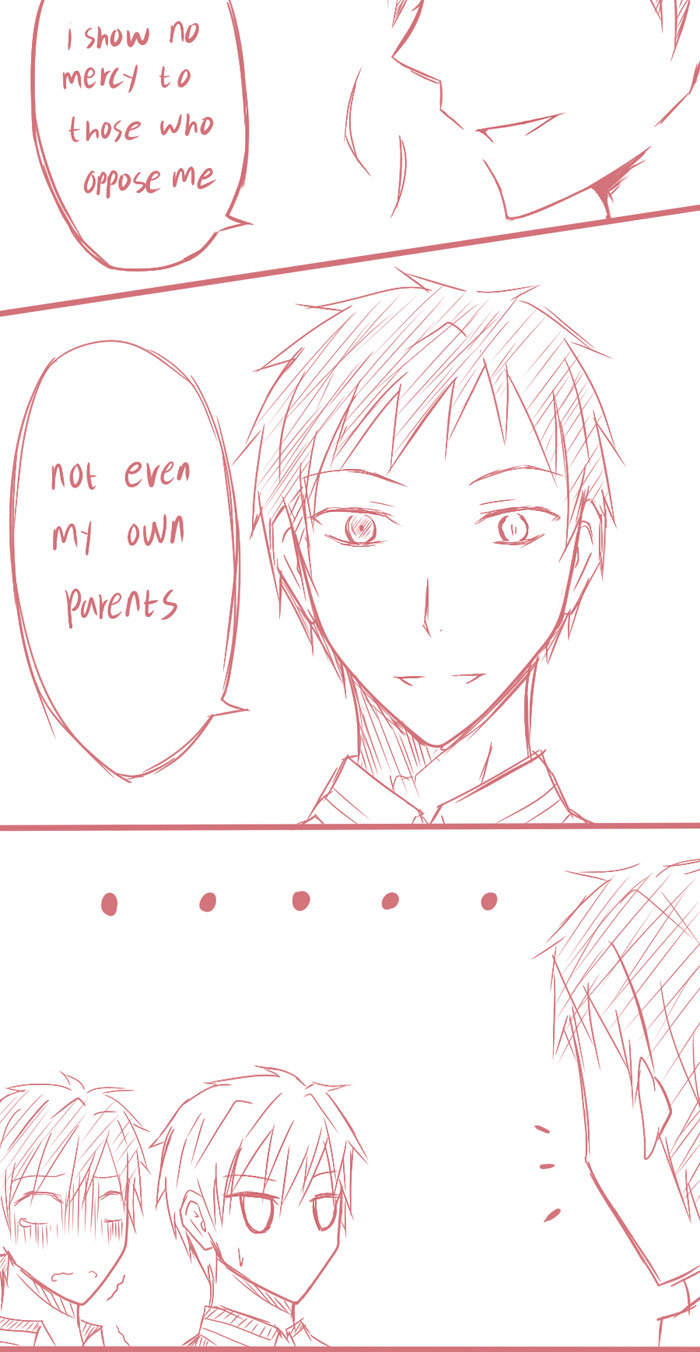 ahokitsune:  akafuri first meeting &lt;3 akashi you’re so lucky to have such