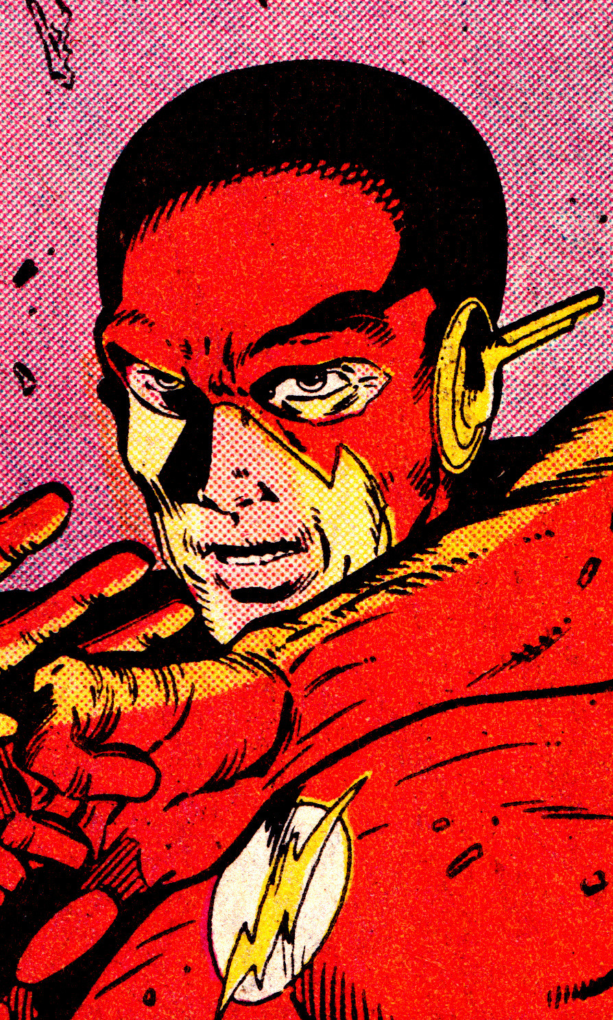 jthenr-comics-vault:  COMIC BOOK CLOSE UP F L A S HFlash Vol.2, #6 (Nov. 1987)Jackson