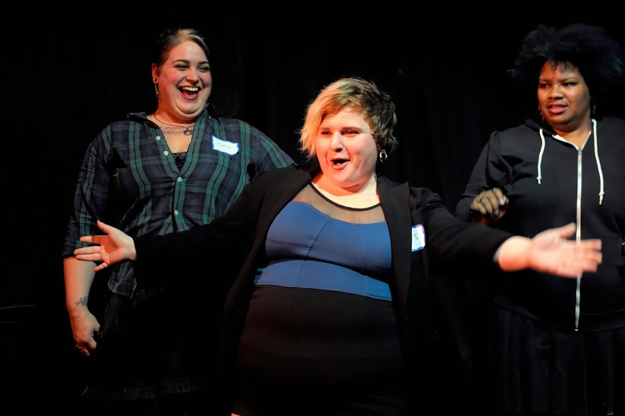 queerandpresentdanger:  Scenes from Fat: the Play, a play some friends and I cowrote