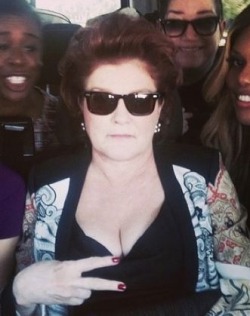 thelovelycaptainjaneway:  Kate Mulgrew everybody.