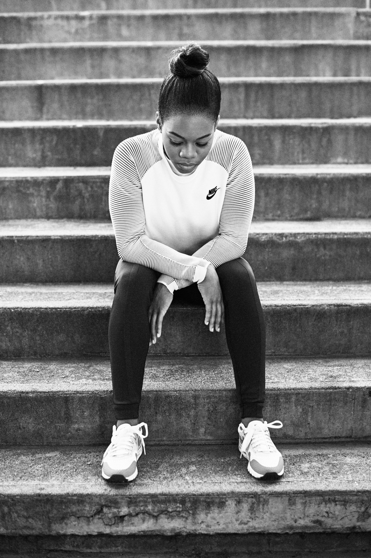 classic-gym-routines:  Gabrielle Douglas is the face of Nike’s new Tech Fleece