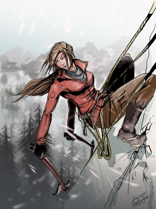 tombraider:FanArt Friday Happy #FanArtFriday! Check out this wintry illustration by littlesusie2006 