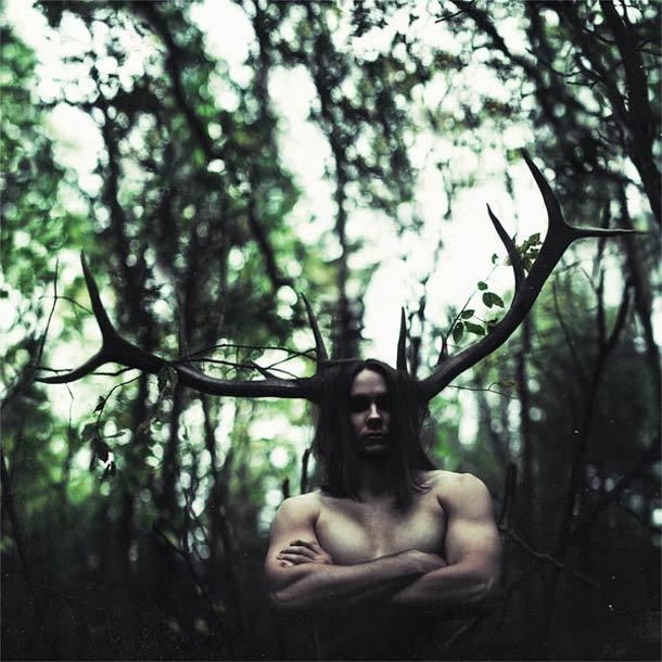 “The Green Man has also become synonymous with Cernunnos, the Celtic  horned God,