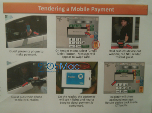 This is how McDonald’s will take Apple Pay at the drive through[source]