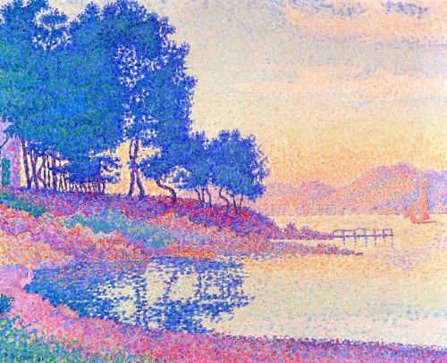 An Cove in Saint-Tropez, Paul Signac