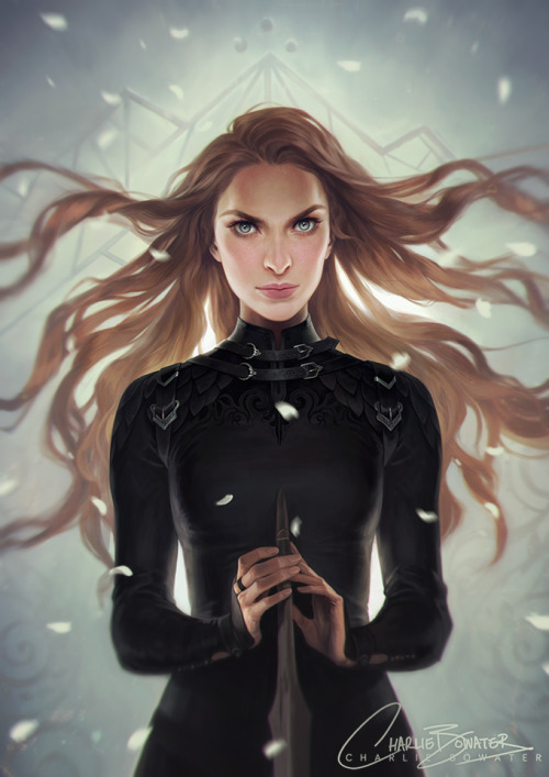 bookdrunkinlove: charliebowater: Feyre, The Fox in the chicken coop. All done and dusted ;)  Th